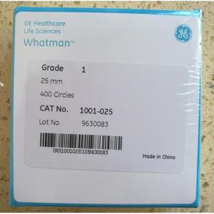 WhatmanGrade11001 盒 025纤维素滤纸25mm中速定性滤纸400张