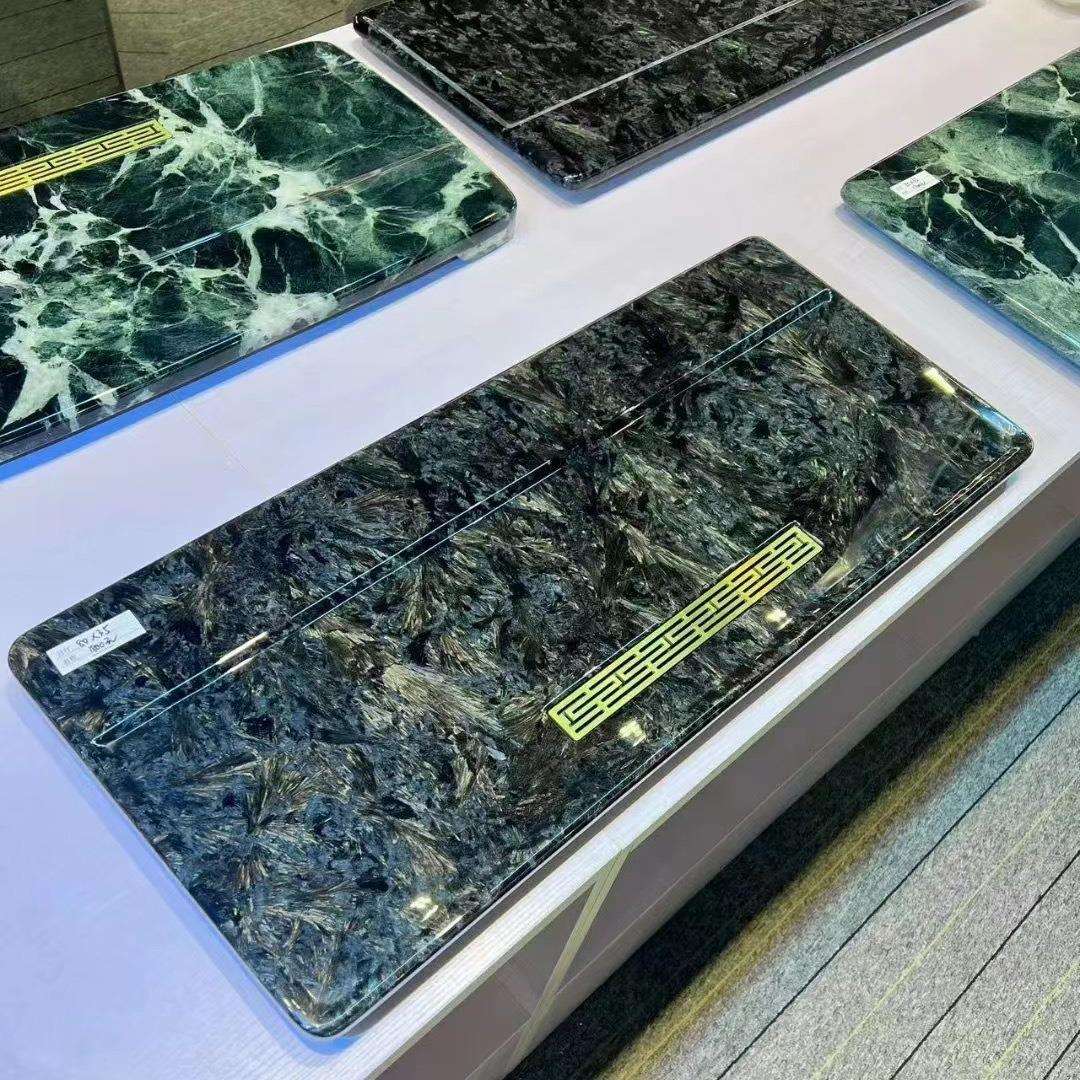 客厅大理石干泡盘茶托简约现代奢石托盘茶具茶台石艺茶盘奢石艺术