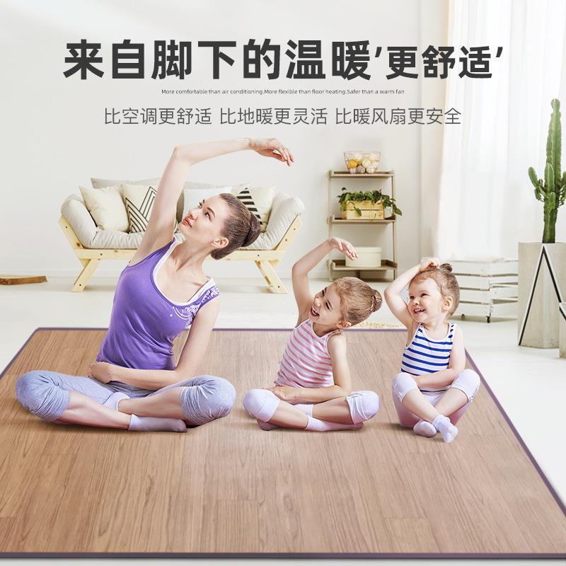 发热地暖垫家用智能移动电热加热地垫客厅卧室地热取暖地毯