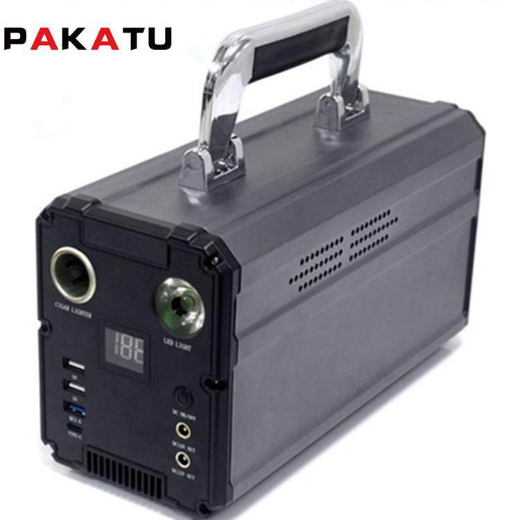 便携式储能电源带LED灯大容量多功能应急电源12v110v220v通用