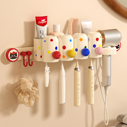 【2025新款】吸盘牙刷置物架