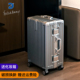 帝柏高端铝框纯PC行李箱2025新款 密码 箱20寸登机大容量拉杆旅行箱