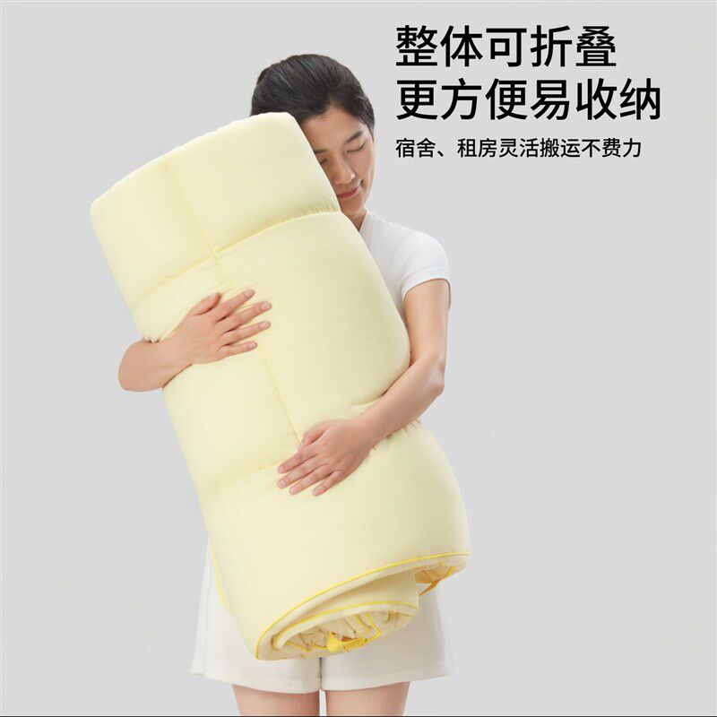 躺岛床上用品h床褥垫子1.8m床学生宿舍A类床垫软垫床褥子