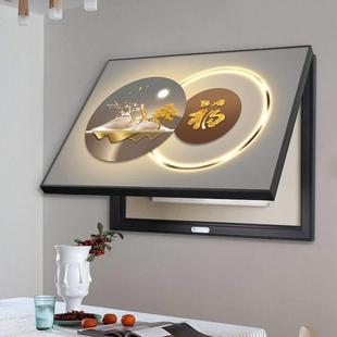 新款轻奢免打孔电表箱装饰画 画配电箱电闸强电箱遮挡电表箱遮挡