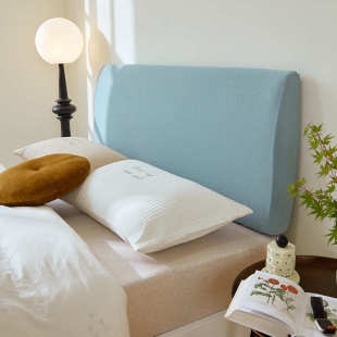 床头套罩一米五软包简约现代防尘通用万能一米八床头罩木床靠背套