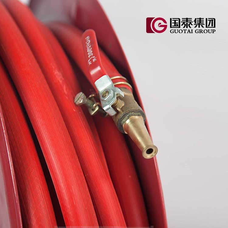 消防卷盘国泰消防25米卷盘消防水带消防软管自救卷盘软盘水带转盘