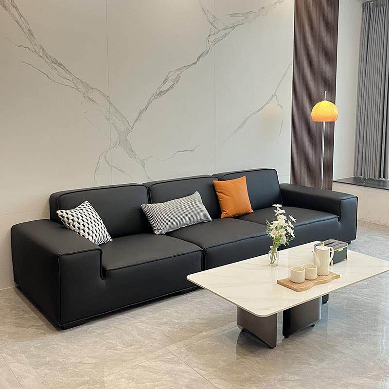 大黑牛真皮沙发豆腐块意式轻奢现代简约直排沙发客厅别墅皮艺沙发,3C数码配件,USB多功能数码宝,淘宝优惠券,粉丝福利购,淘宝优惠卷