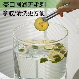 玻璃飲料果汁桶啤酒桶冷s水壺帶龍頭大容量耐高溫水果茶桶容器密