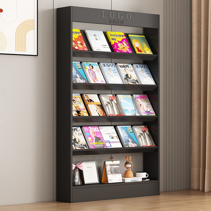木质杂志a架办公展示架报刊架宣传单页折页资料收纳书架落地书架