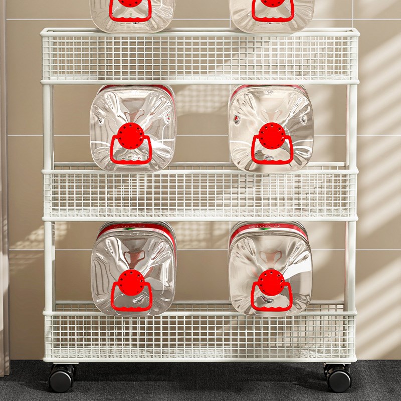 卫生间夹缝置物架门后超窄缝隙收纳C柜浴室12cm极窄小推车超薄款