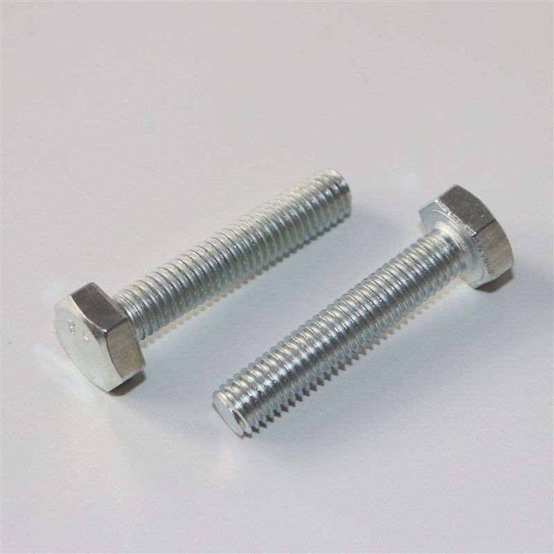 镀锌外六角螺丝螺栓 GB30外t六角螺丝 4.8级外六角螺丝M6M8M10M12