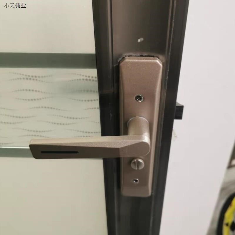 厨房卫生间玻璃门锁执手锁卫浴门锁单舌厕所铝合V金洗手间门锁.