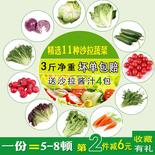 蔬菜沙拉新鲜包邮混合果健