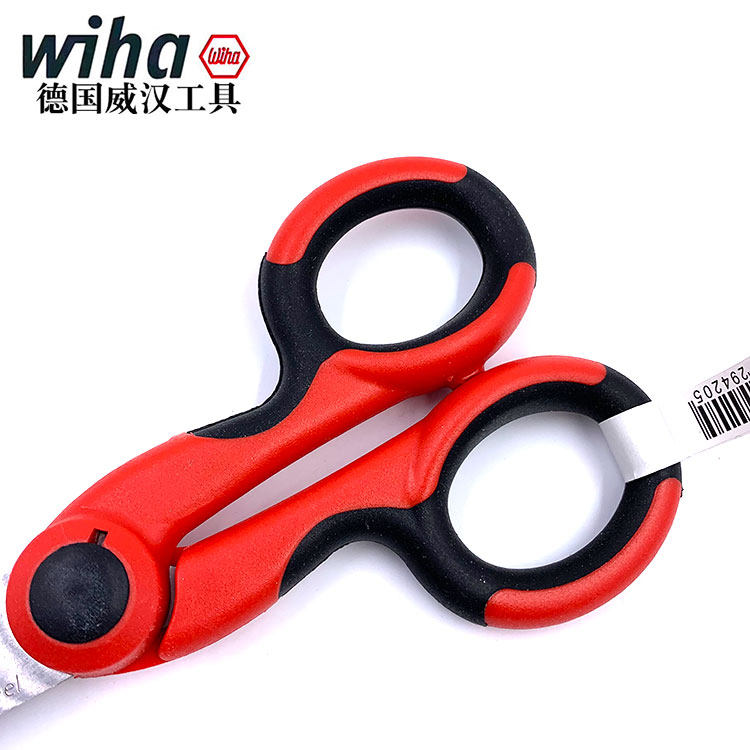 德国进口wiha威汉电工剪Z71506多功能不锈钢剪刀电缆剥皮剪29420