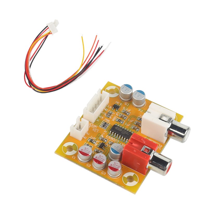 ES9023解码板 I2S输入/192KHZ 24bit 同步异步红芯播放器升级版