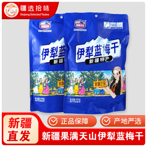 果满天山伊犁蓝梅干独立包装428g