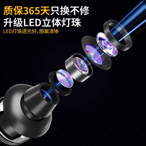 雷克萨斯ES天使之翼翅膀车门灯迎宾灯免接线感P应改装后视镜照地
