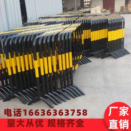 天津镀锌管铁马护栏移动道路围挡工地临时施工隔离安全防护栏围