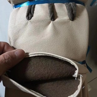加绒麂皮耐油防护工作维修机修干活E耐用耐磨脏加厚防水尘劳保手