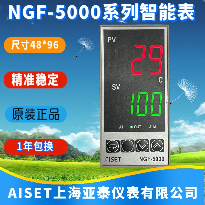 AISET上海亚泰仪表温控NGF5000 5411V 5412V 5421V 5431V 5441V