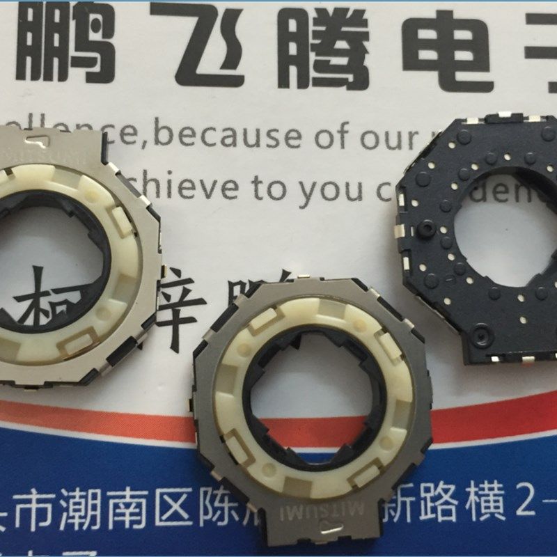 进口日本MITSUMI 美上美SRE-2411ST中空轴旋转编码器贴片24定位