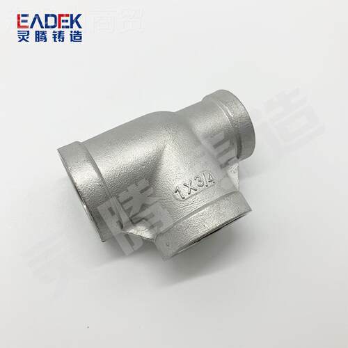 家T-02KL不锈钢304异径螺三通大小头内丝厂内纹变88042径三通丝扣