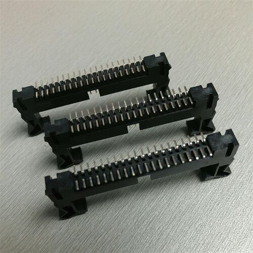 新品2.0间距牛角座40P贴片带耳插座2x20双排弯脚40P弯针座连接器