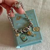 复古塔罗牌做旧日月星辰手链小众个性 高级感手链女时尚 轻奢风手饰