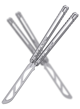 NABALIS原创山河蝴蝶国风全钢刀 海外爆款 安全未开刃