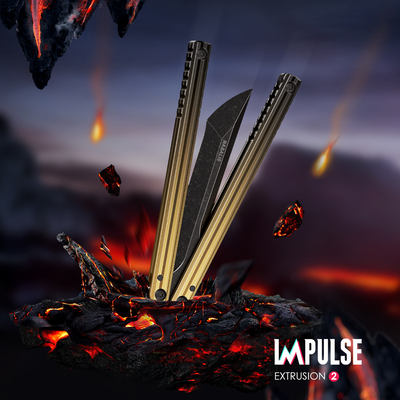 NABALIS新款脉冲假刃安全蝴蝶6系铝花式不开刃