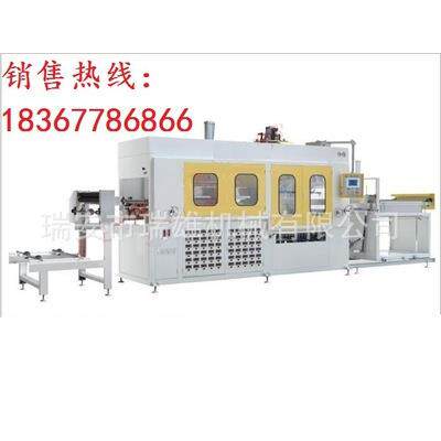 地暖模块智能吸覆成型机 塑料EPS+HIPS全自动成型 塑料覆膜成型机