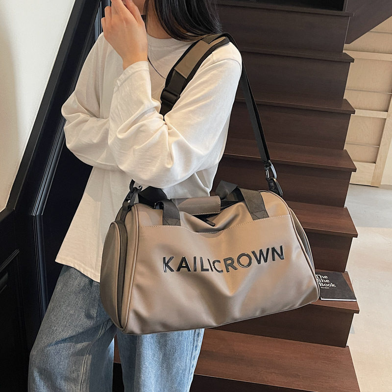 短途出差健身包斜挎包旅行包手提旅游运动行李包男女湿分离收纳袋