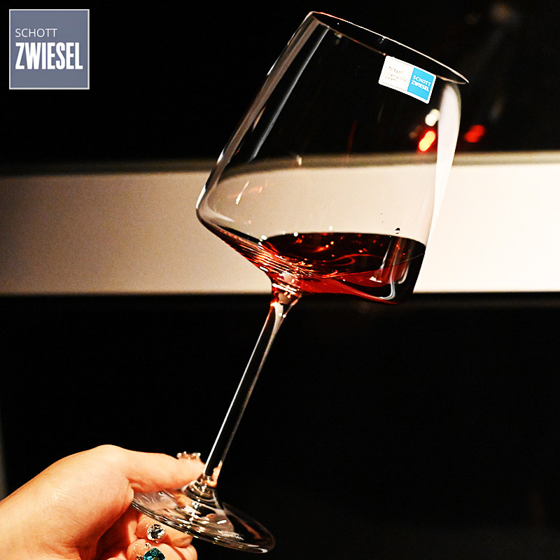 德国SCHOTT水晶玻璃轻奢高级感高脚杯红酒杯白葡萄酒杯子家用套装