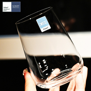 德国肖特进口水晶玻璃杯威士忌杯果汁饮料杯啤酒杯牛奶可乐水杯子