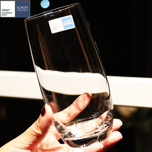 德国肖特进口水晶玻璃超薄耐热啤酒杯调酒早餐牛奶果汁花茶水杯子