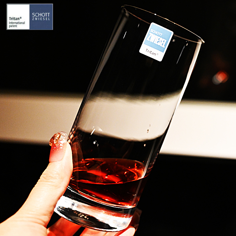 德国进口水晶玻璃轻奢高档威士忌酒杯洋酒杯果汁饮料杯可乐水杯子