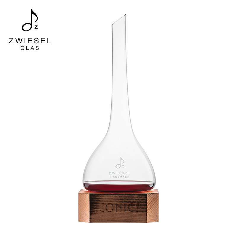 德国进口肖特水晶玻璃手工醒酒器高端红酒分酒器醒酒倒酒瓶带底座