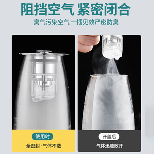 防臭塞配 洗手盆脸池漏水塞子下水器管弹跳芯洗脸盆不锈钢R按压式