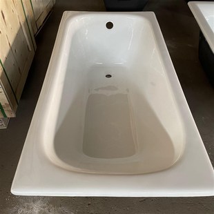 成人家用1.2m陶瓷浴盆1.7N米小户型铸铁搪瓷浴缸 出口嵌入式