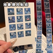 棒棒棒棒搞笑捷风贴纸抽象jett表情包无畏契约周边搞怪封口贴网红