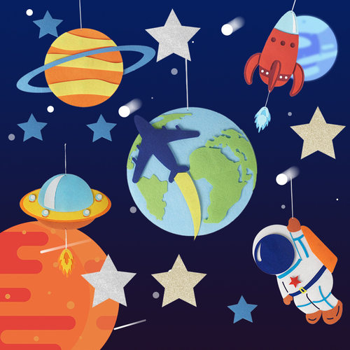 幼儿园环创墙贴挂饰不织布儿童益智diy手工材料包挂件玩具