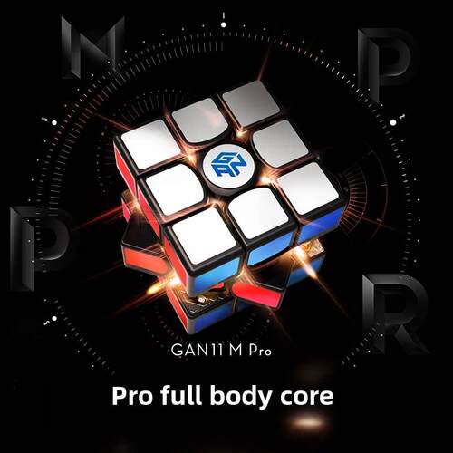 【派魔方】GAN11M Pro旗舰魔方三阶磁力版专业比赛专用全套装益智