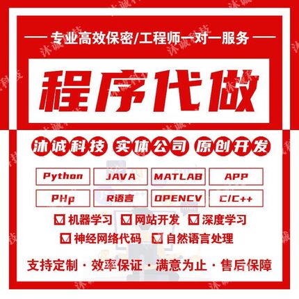 计算机c/c++代码编写python程序代做java系统开发qt设计c#接单R