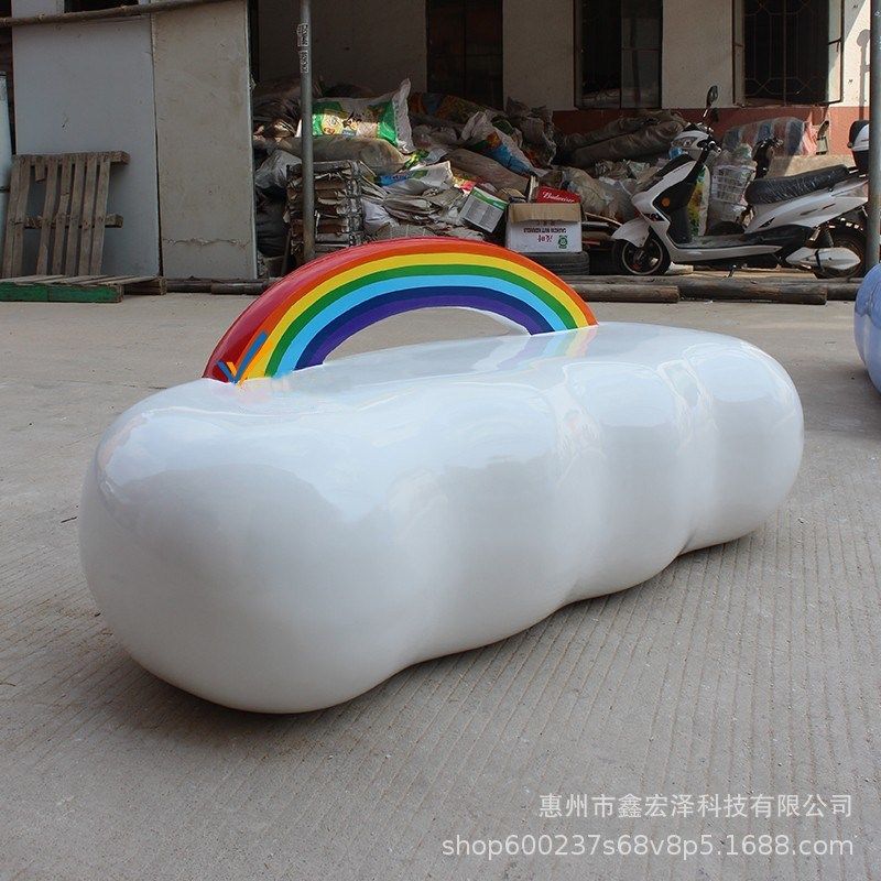 商场玻璃钢异形休闲座椅儿童区装饰坐凳游乐园创意彩虹玻璃钢坐凳,商业/办公家具,休闲椅系列,淘宝优惠券,粉丝福利购,淘宝优惠卷