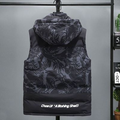 棉马甲男大码男装坎肩男童羽绒马甲男士保暖马夹青少年加厚背心