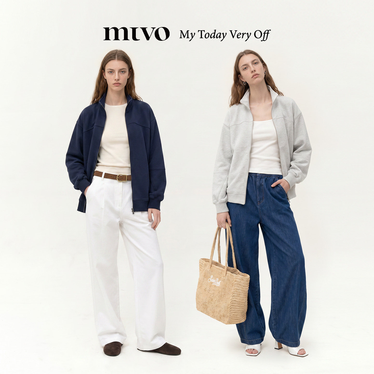 【MTVO】立领开衫卫衣图片