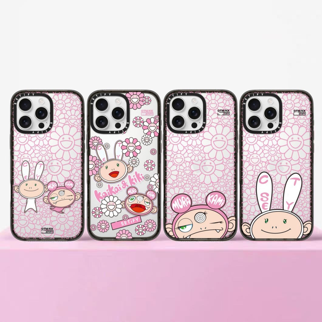 CASE联名村上隆MR.DOB第二弹KAIKAI和KIKI适用16Pro壳iPhone15Pro