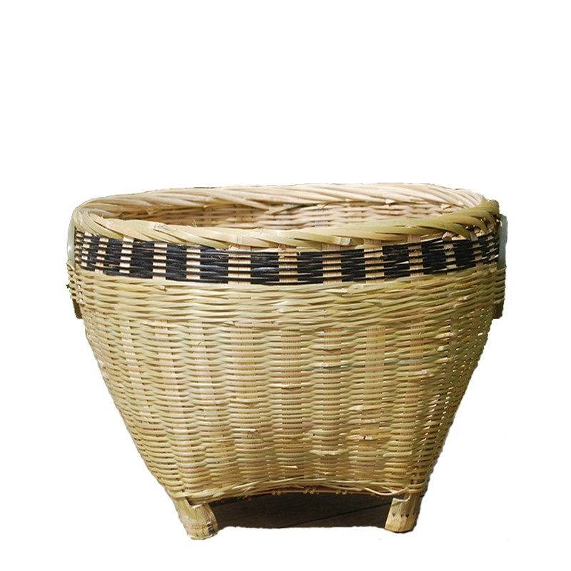 手工编织竹篮子装水果蔬菜圆形手提菜篮竹筐鸡蛋S竹编篮家用竹圆,收纳整理,购物篮,淘宝优惠券,粉丝福利购,淘宝优惠卷