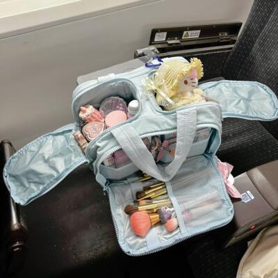 【旅行好物】化妆包大容量可携式外出旅行分区化妆品收纳包洗漱包