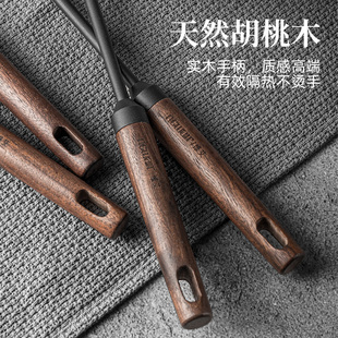 木柄炒勺炒菜勺子铲子套装 铸铁锅铲家用炒菜铲子厨r具日式 长柄汤